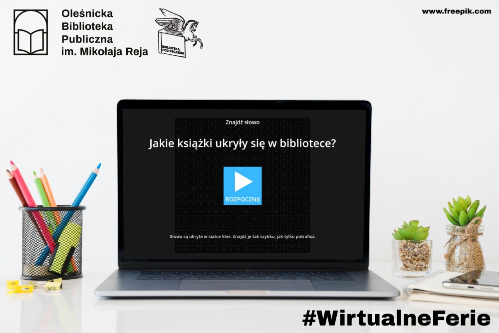 Grafika promująca zabawę w wirtualną rozsypankę